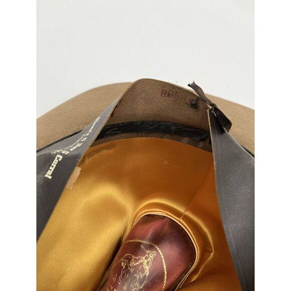 Vintage RESISTOL 2X Double X PECOS Cowboy Hat Brown Size 7 Review All Photos - Picture 5 of 16